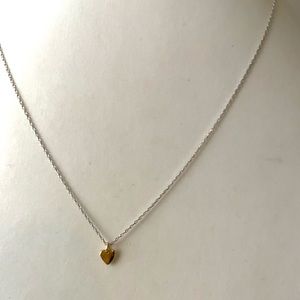 Madewell Vermeil Heart Necklace
